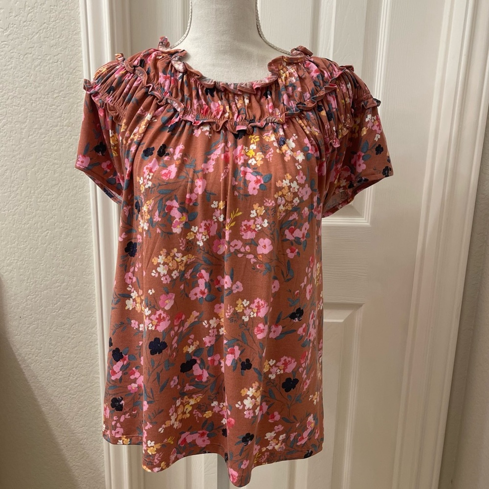 Ann Taylor Floral Top